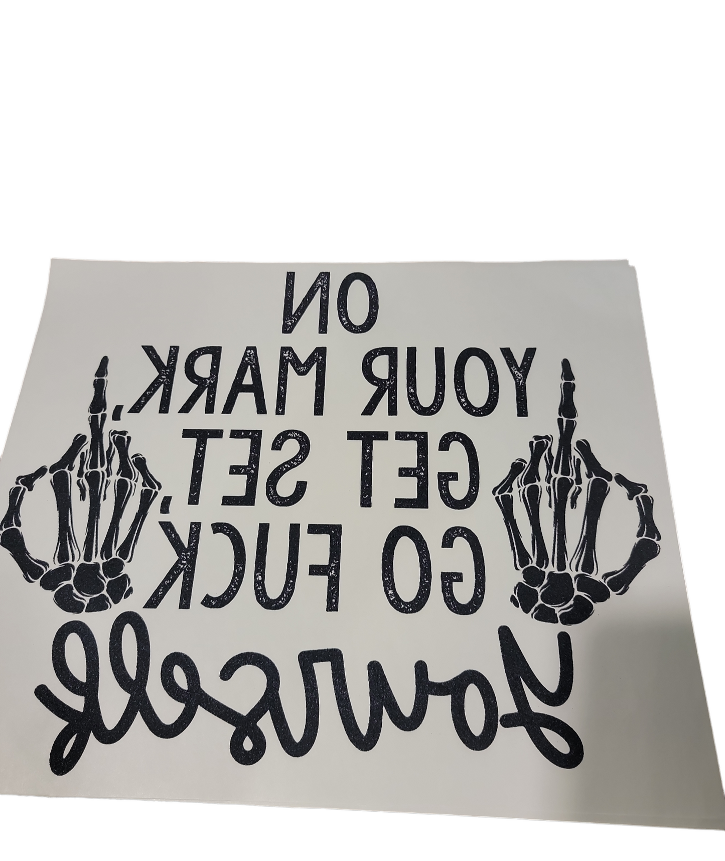 On your mark get set