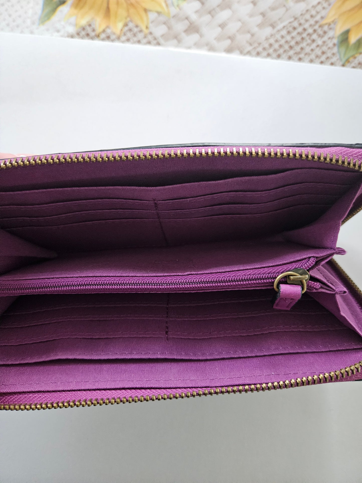 Pretty purple wallet